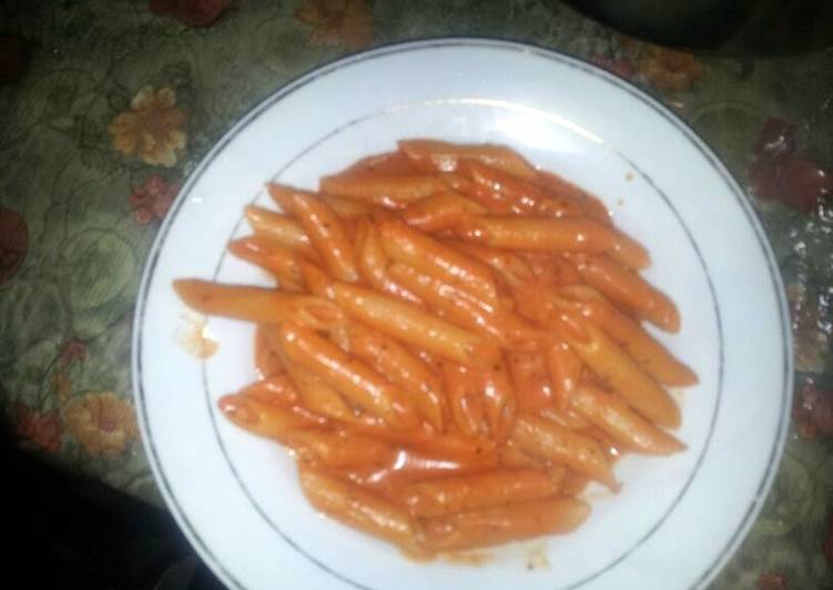 Steps to Prepare Super Quick Homemade the best penne arabiata