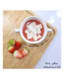 Sữa chua dẻo sốt dâu tây