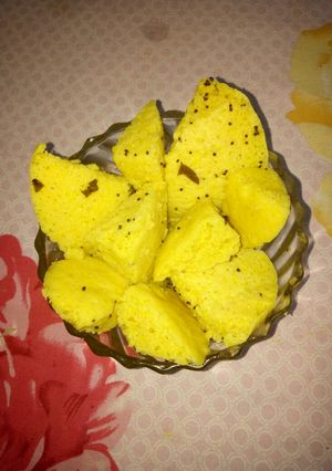 A picture of Dhokla.