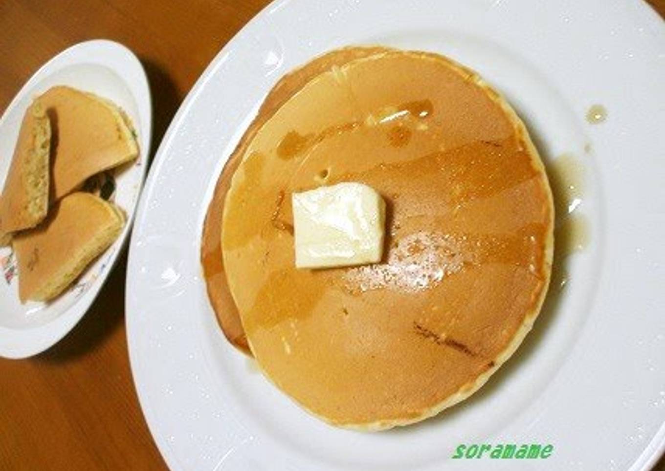 Sweet flour pancake