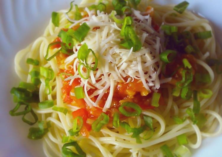Simple Way to Prepare Super Quick Homemade Vegetarian spaghetti
