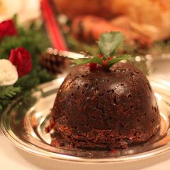 A picture of Christmas Pudding.