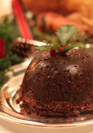 A picture of Christmas Pudding.