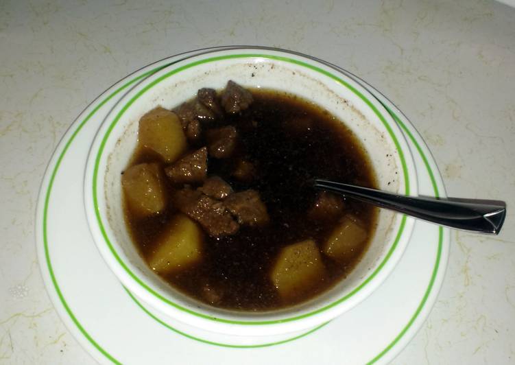 Easiest Way to Prepare Quick Beef Potato Soup