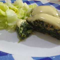Una foto de Hamburguesas de acelga y espinaca !!
