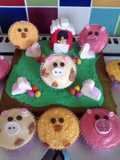 Vickys Kids Easter Cupcakes/Farmyard Cake Decoration Instruction
