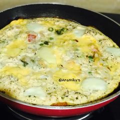 Cabbage Masala Omelette A picture of Cabbage Masala Omelette.
