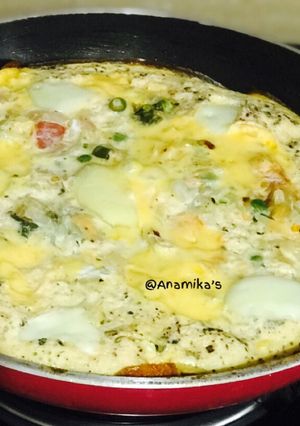 A picture of Cabbage Masala Omelette.