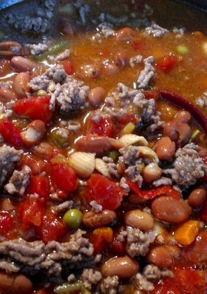 A picture of 2x4 Cowboy Stew.