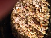 A picture of turkey dressing