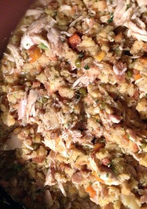 A picture of Turkey N Dressing.