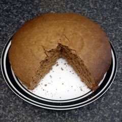 A picture of Chocolate sponge cake.