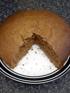 A picture of Chocolate sponge cake.