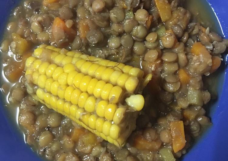 Guiso de lentejas fáciles y rápidas (receta tupper)