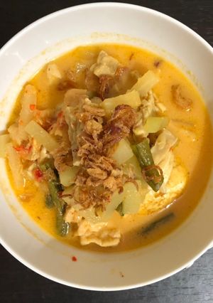 Foto resep Lontong Sayur Labu Siam