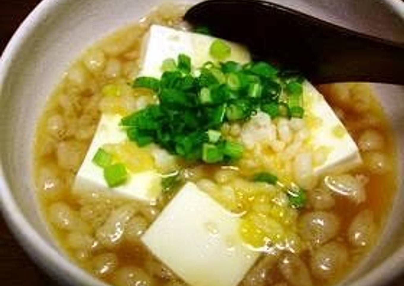 Easy to Make in Your Microwave! Simmered Tofu with Tempura Crumbs