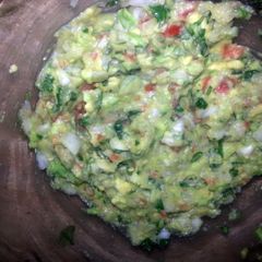 Sierra's Chunky Garlic Guacamole A picture of Sierra's Chunky Garlic Guacamole.