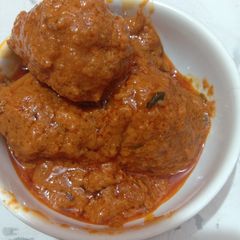 A picture of Kashmiri Dum Aloo.