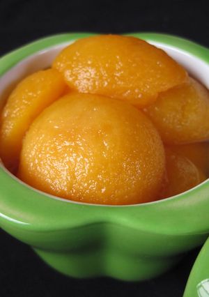A picture of Loquat Compote Using Lemon Lime Soda.