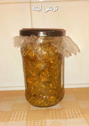 عکسی از دستور ترشی لیته بادمجان🍆