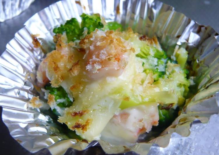 Gratin-style Baked Broccoli - Great for Bentos
