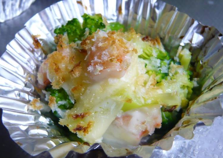 Steps to Prepare Super Quick Homemade Gratin-style Baked Broccoli - Great for Bentos