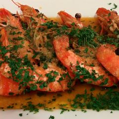 A picture of Gambas a la Plancha.