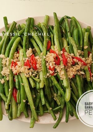 Foto resep Baby Buncis Bawang Putih Pedas