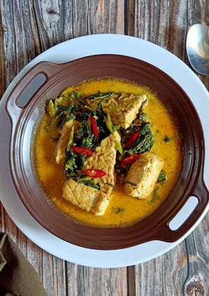 Foto resep Gulai Kangkung Tahu Tempe