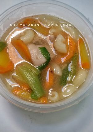 Foto resep Sop Makaroni Ayam