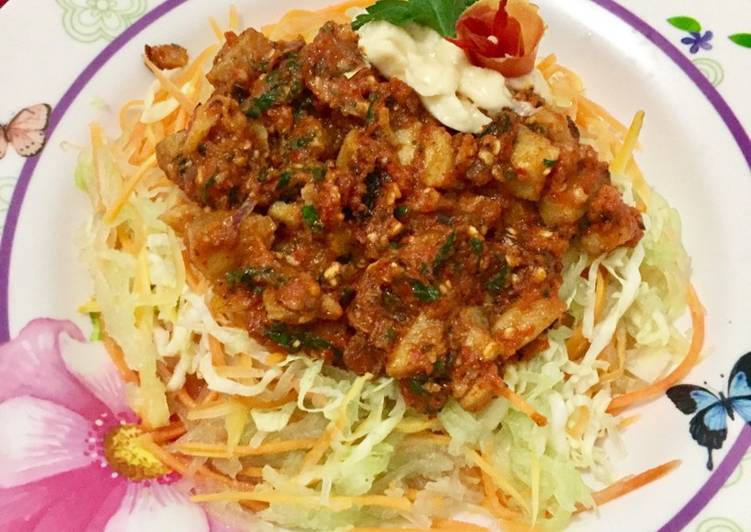 Resep Vegetable-etti (sphagetti) with tuna saos mayo yang Enak Banget