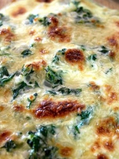 Una foto de Espinacas a la crema o gratinadas al horno