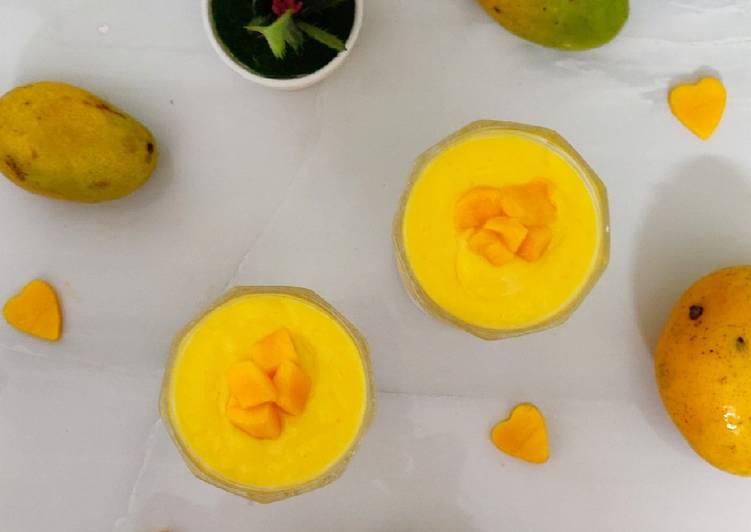Steps to Make Homemade Mango Lassi