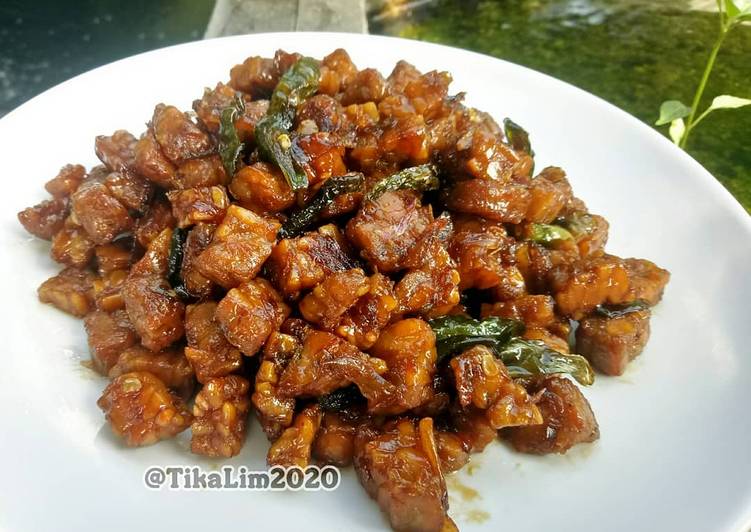 Tempe kecap cabe ijo