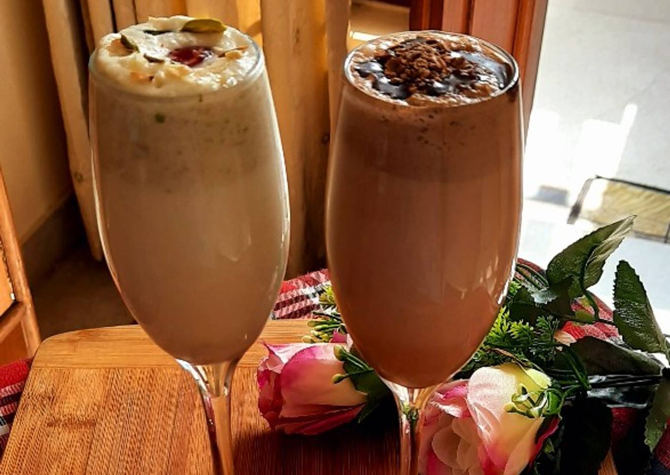 Banana Shake 2 ways