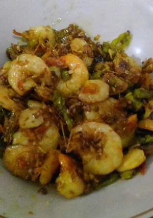 Foto resep Tumis udang lengkuas