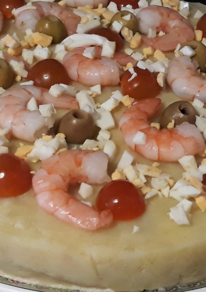 Una foto de Tarta salada con patata