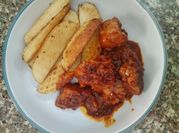 Una foto de costillas dulces