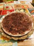 Tarta de galleta y stracciatella
