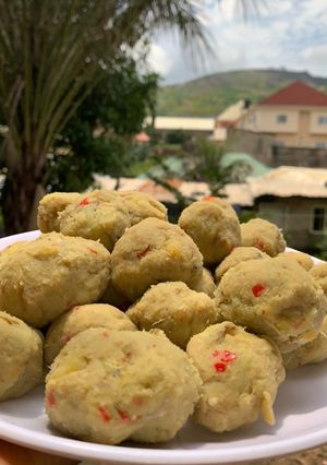 A picture of Potatoes ball 😍.