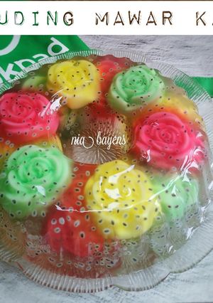 Foto resep Puding mawar kaca