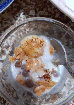 A picture of Meethi phulki chana chaat.