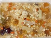 Gambar kurma, chia seed, goji berry