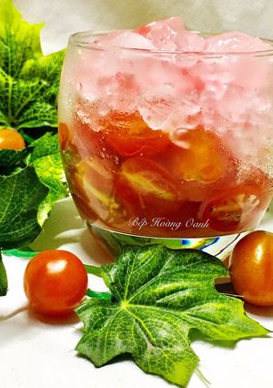 Hình của món Cà Chua Bi Dầm.