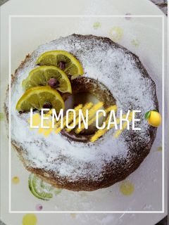 صورة لوصفة كيكة الليمون 🍋💛