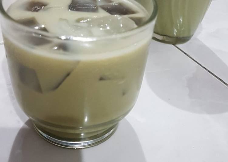 Resep Matcha thai~tea jelly yang Bisa Manjain Lidah