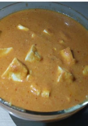 A picture of Healthy Shahi Paneer version without cream /Fasting recipe.