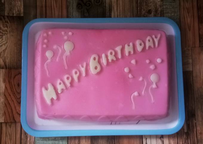 Kue ulang tahun dari tepung hunkwe