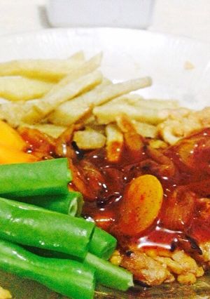 Foto resep Steak Tempe with Blackpepper sauce