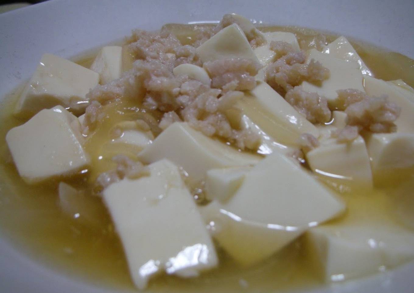 Spring Onions and Tofu in a Sweet and Thick Sauce